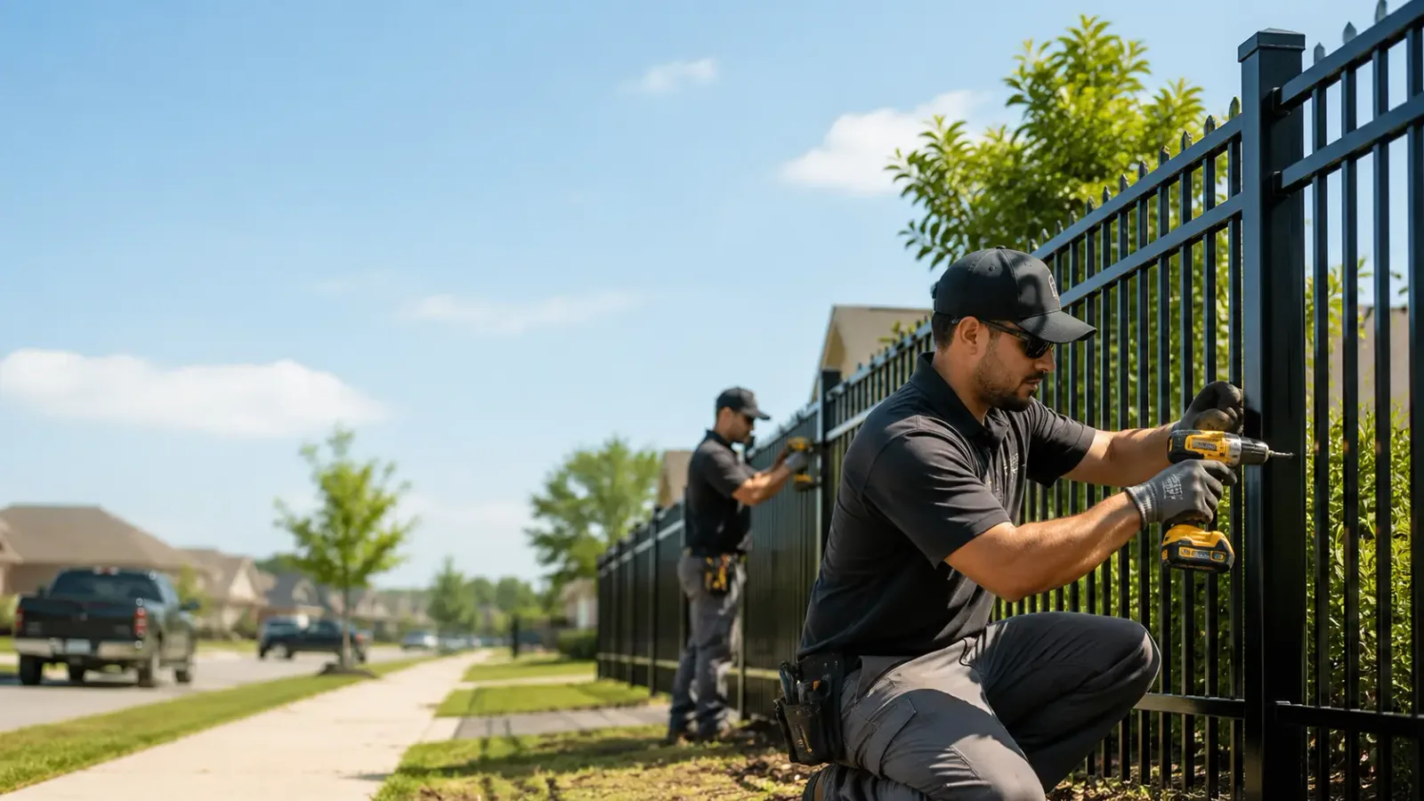 Metal Fence Installation in Exeter, RI